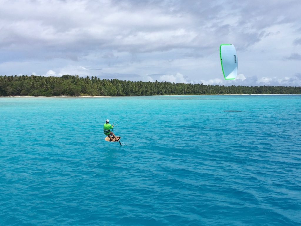 Foiling in Pohnpei